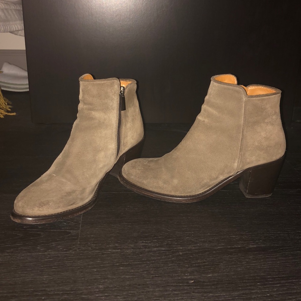 Beige Barney’s Booties